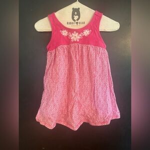 12-18 month Gymboree pink and white floral dress. Great condition!